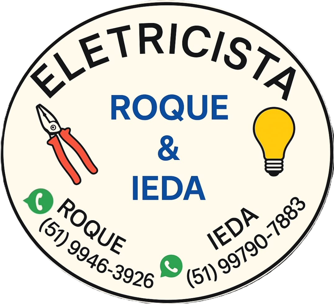 Logo Eletricista Roque
